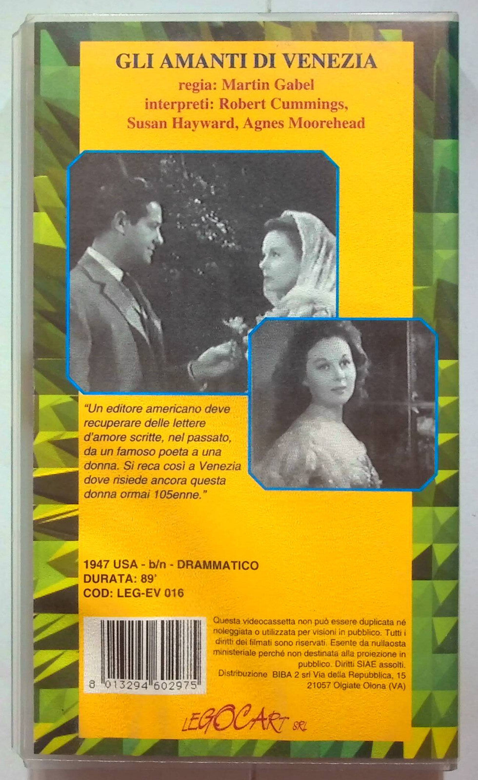 EBOND Gli Amanti Di Venezia VHS VH001272