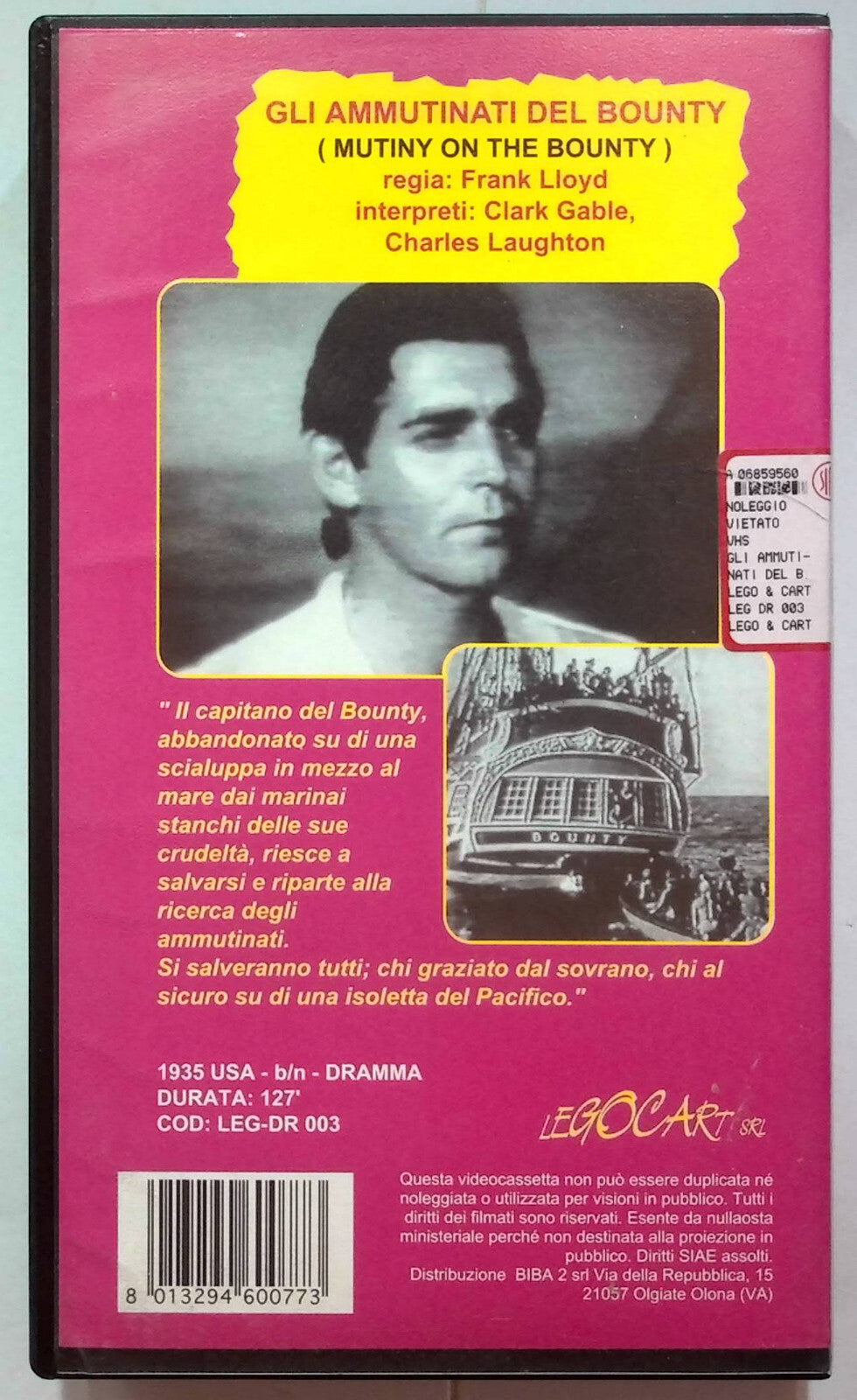 EBOND Gli Ammutinati Del Bounty VHS VH001273