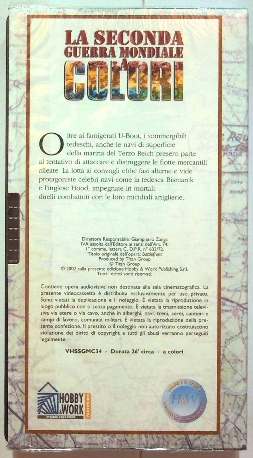 EBOND La Seconda Guerra Mondiale Duello Nell'atlantico Editoriale VHS VH001276