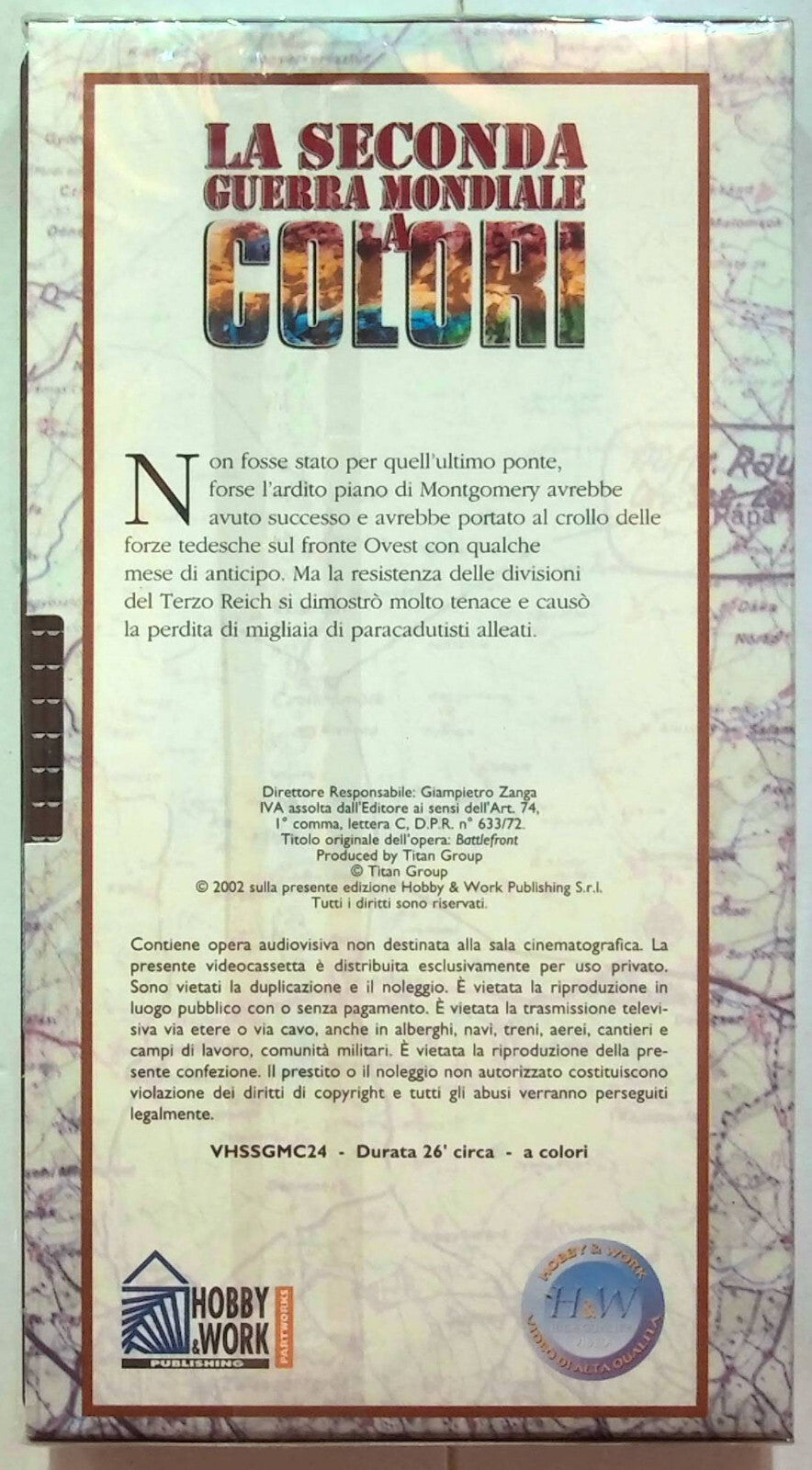 EBOND La Seconda Guerra Mondiale Arnhem:il Ponte Maledetto Edit. VHS VH001285