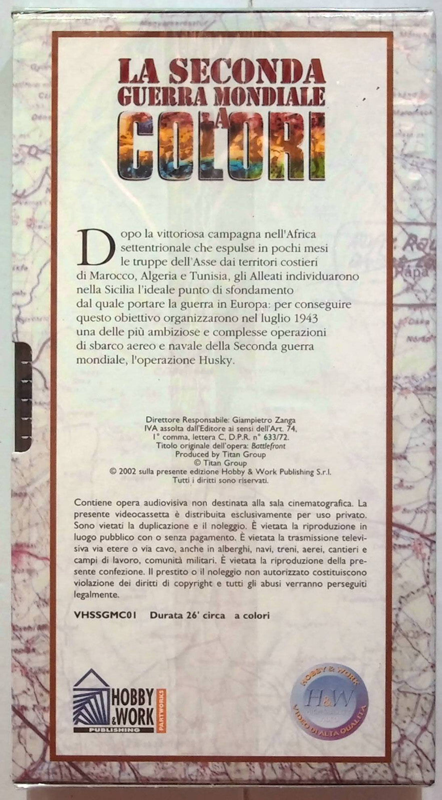 EBOND La Seconda Guerra Mondiale Sicilia:l'alba Della Liberta Edit. VHS VH001310