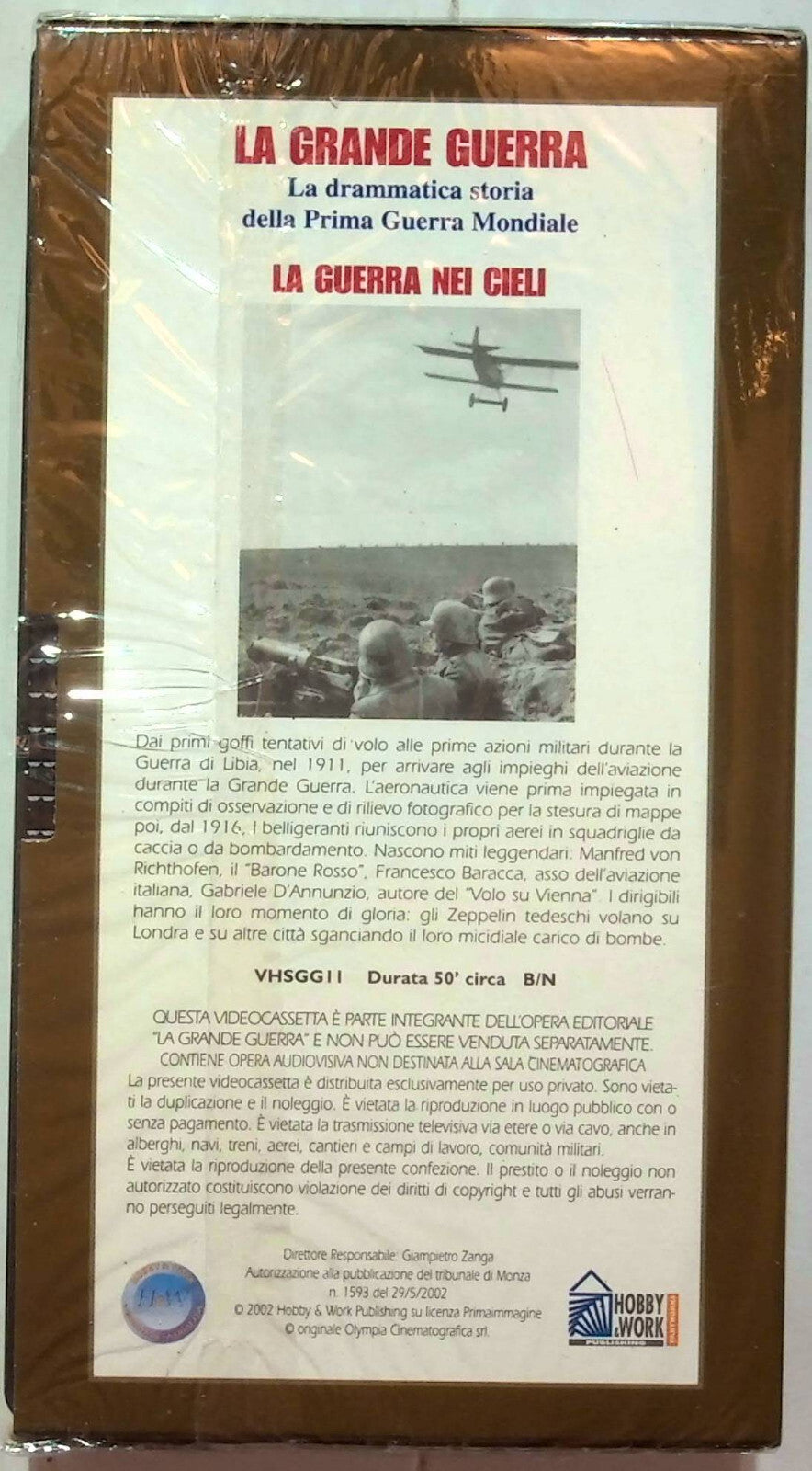 EBOND La Grande Guerra - La Guerra Nei Cieli Editoriale VHS VH001325