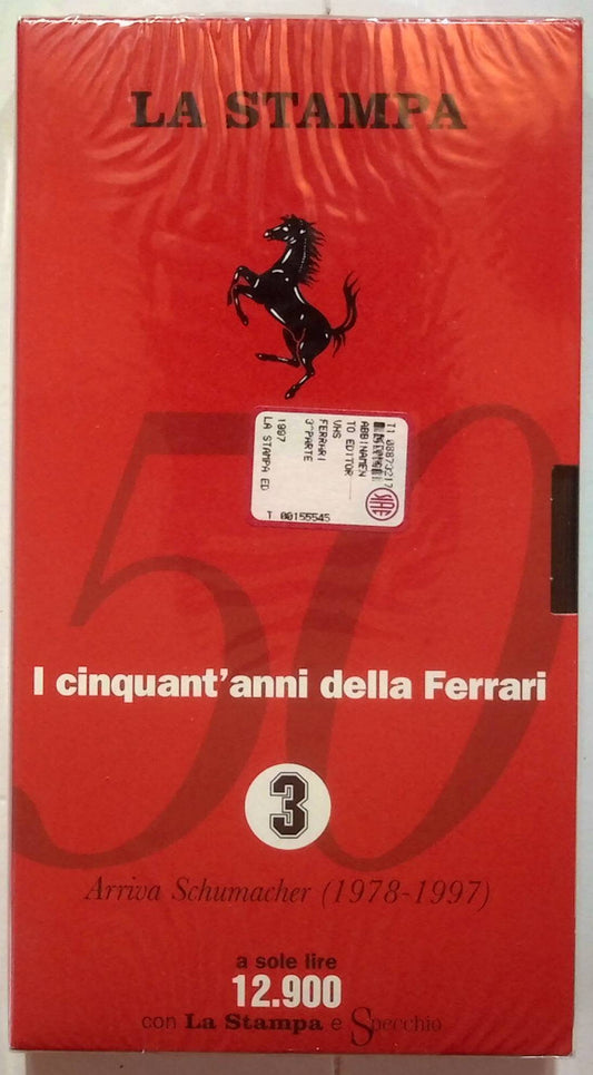 EBOND I 50 Anni Della Ferrari Arriva Schumacher 1978/97 Vol3 Edit. VHS VH001335