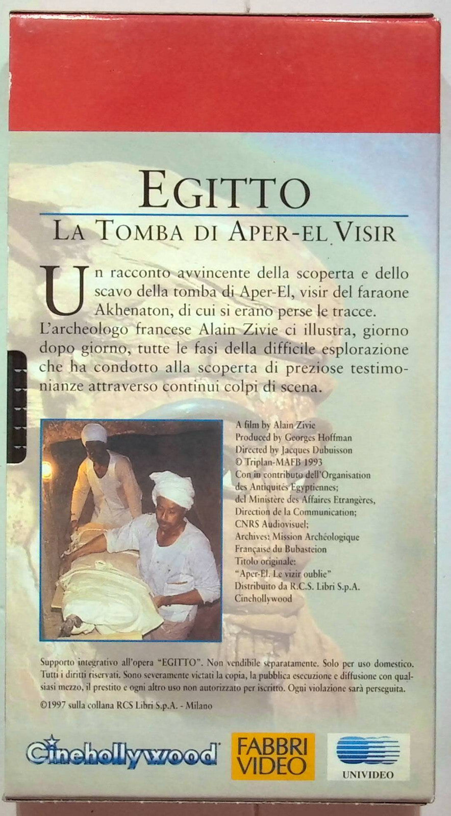 EBOND Egitto - La Tomba Di Aper-el Visir Volume 12 Editoriale VHS VH001340