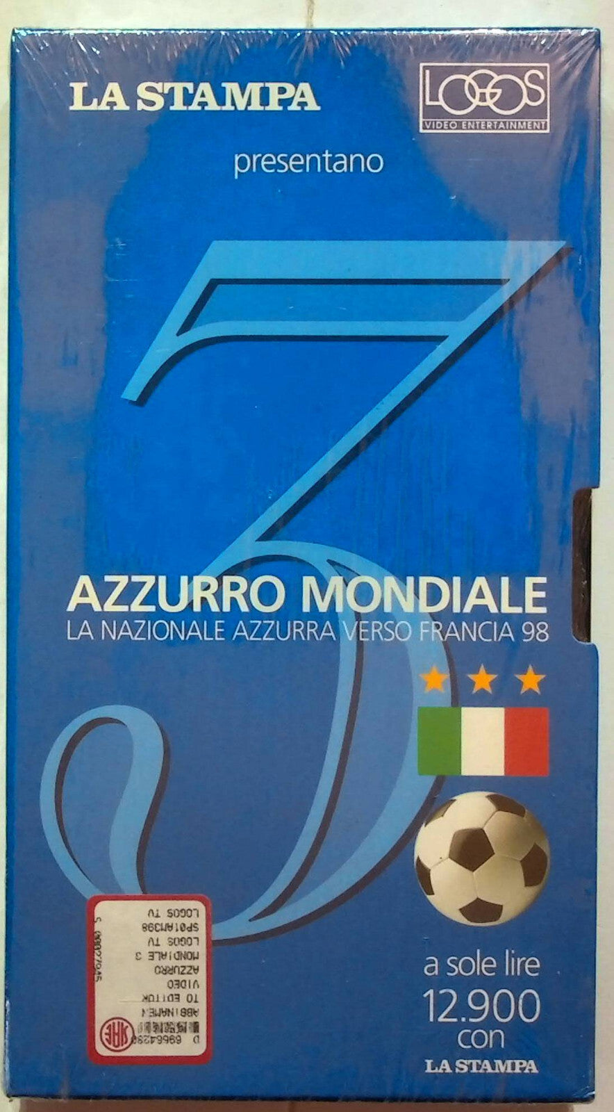 EBOND La Nazionale Azzurra Verso Francia 98 Volume 3 Editoriale VHS VH001384