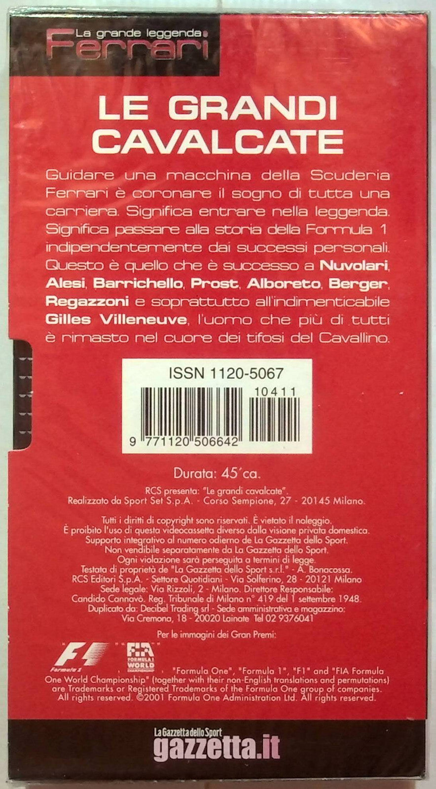 EBOND La Leggenda Della Grande Ferrari Volume 2 Editoriale VHS VH001390