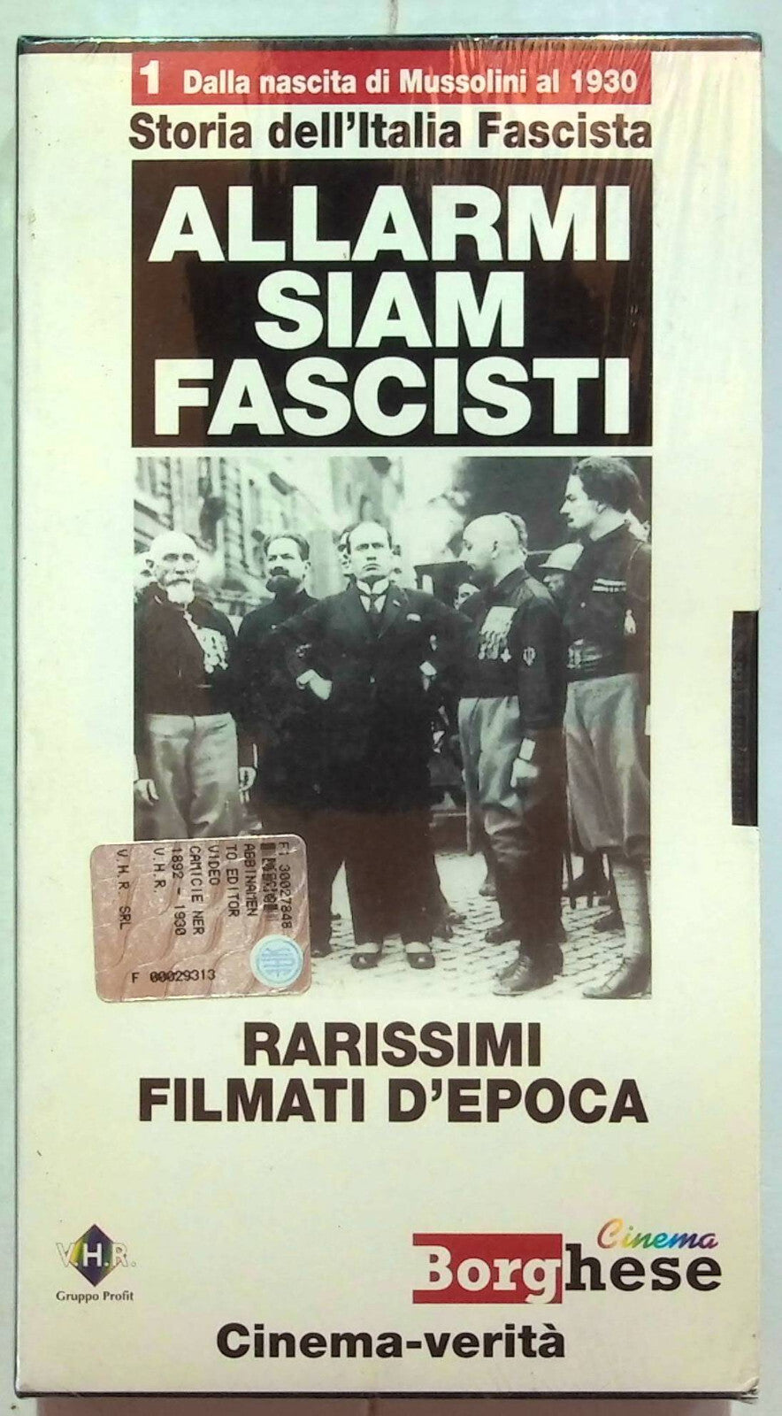 EBOND Storia Dell'italia Fascista Volume 1 Editoriale VHS VH001417