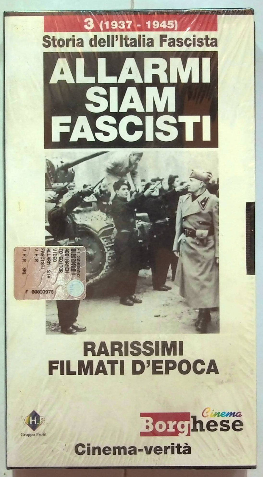 EBOND Storia Dell'italia Fascista Volume 3 Editoriale VHS VH001419