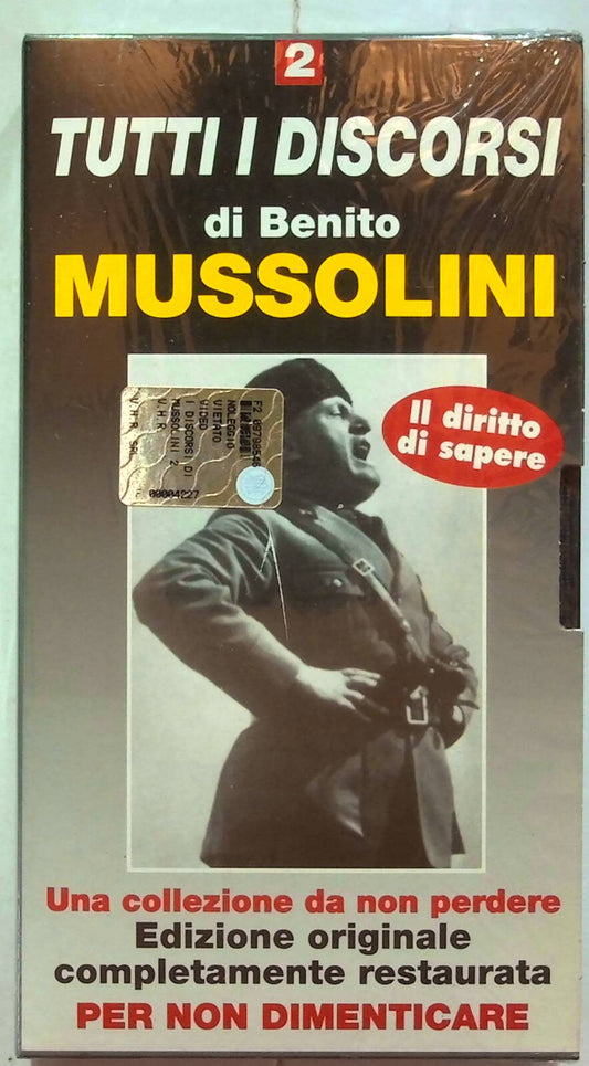 EBOND Tutti I Discorsi Di Benito Mussolini Volume 2 Editoriale VHS VH001422