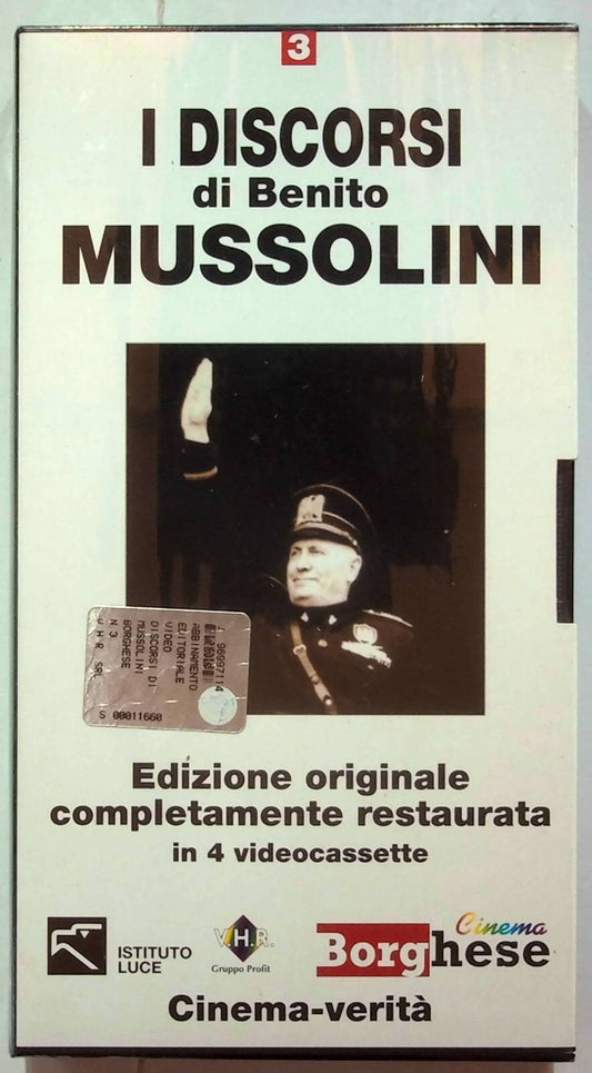 EBOND I Discorsi Di Benito Mussolini Volume 3 Editoriale VHS VH001452