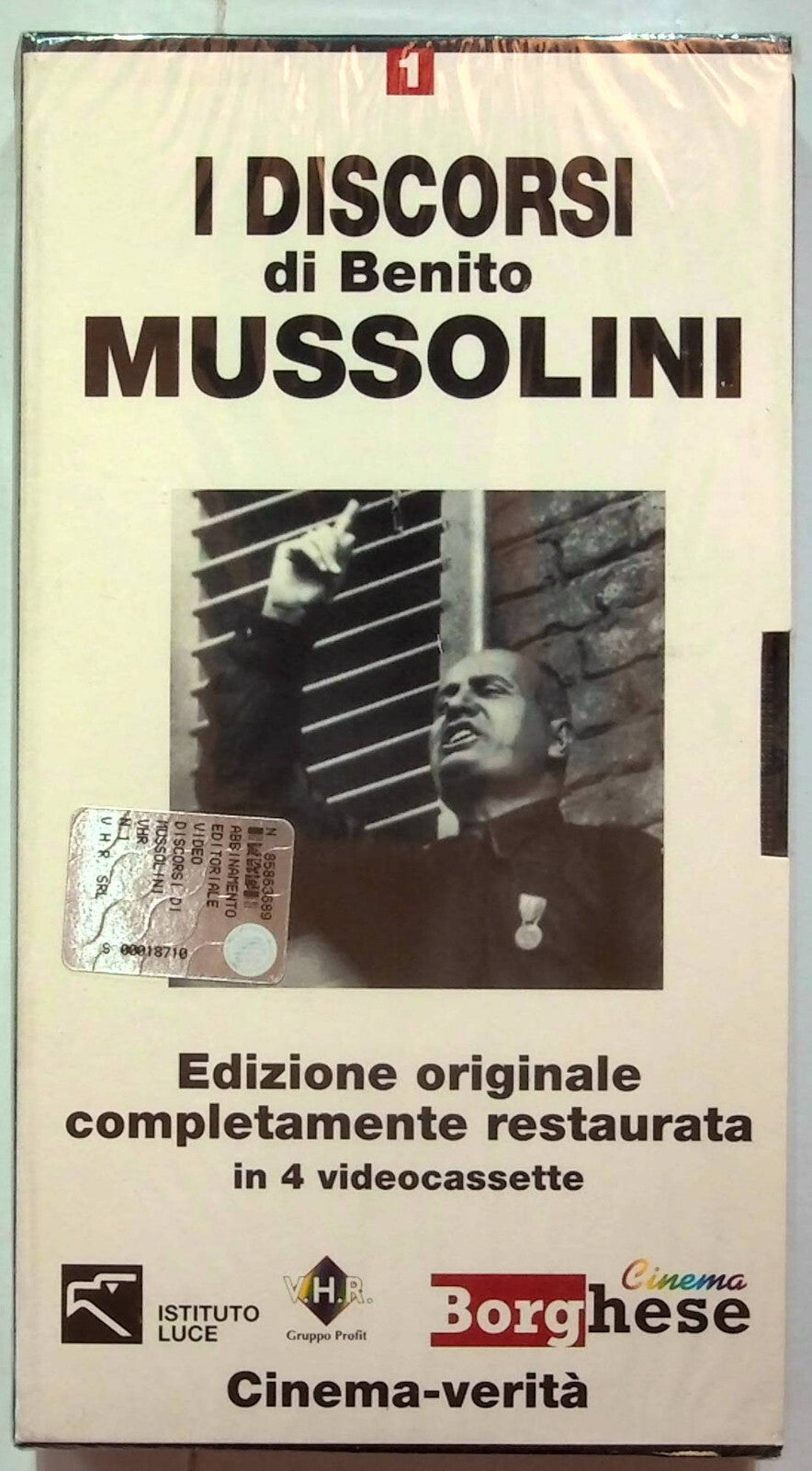 EBOND I Discorsi Di Benito Mussolini Volume 1 Editoriale VHS VH001454