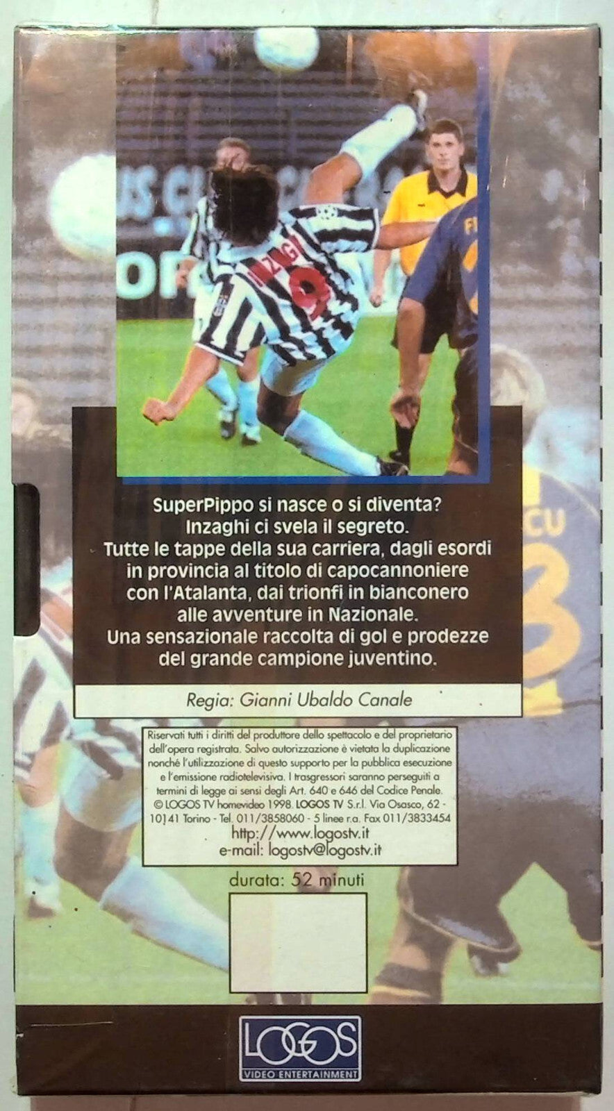 EBOND Superpippo Inzaghi Editoriale VHS VH001459