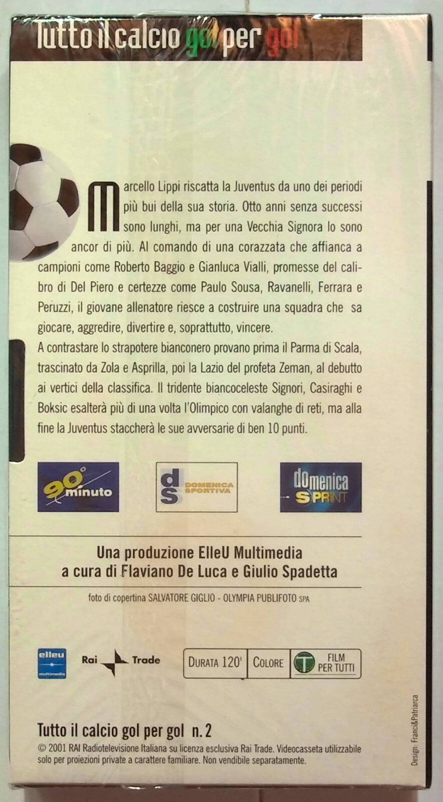 EBOND Campionato 1994/95 Prima Parte Editoriale VHS VH001486