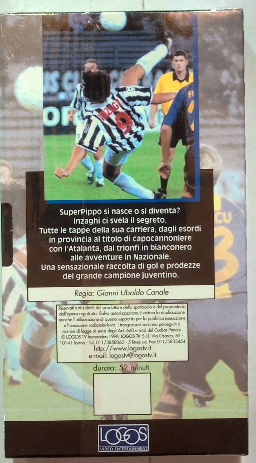 EBOND Superpippo Inzaghi Editoriale VHS VH001517