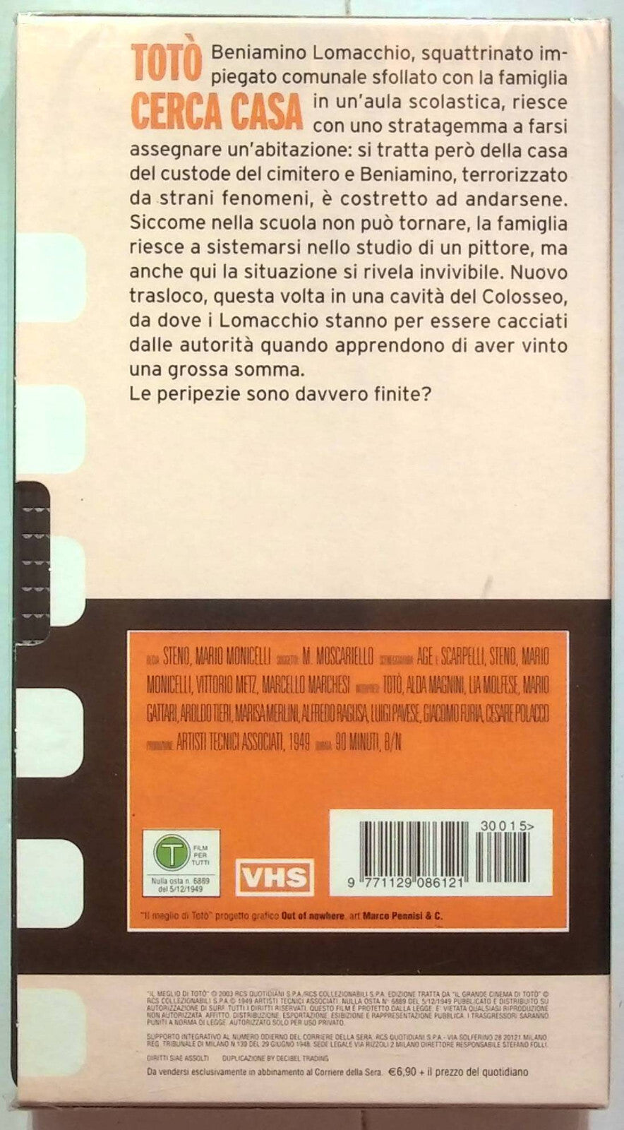 EBOND Toto Cerca Casa Editoriale VHS VH001524