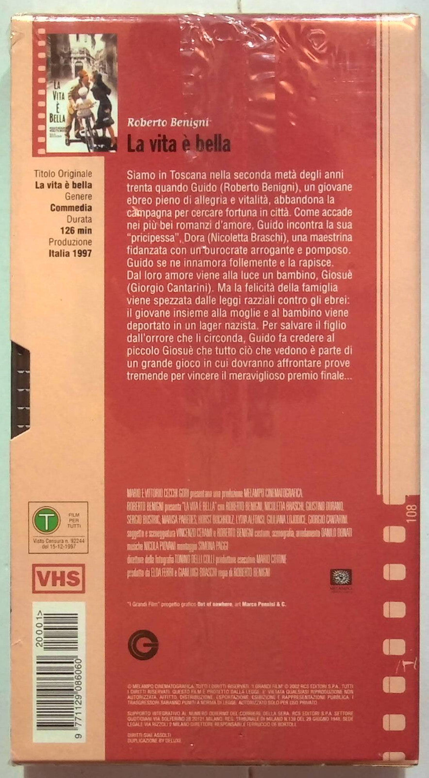 EBOND La Vita e Bella Editoriale VHS VH001532