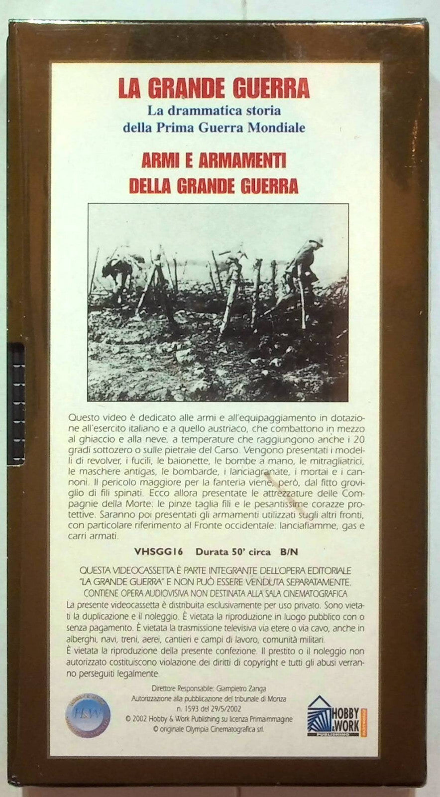 EBOND La Grande Guerra Armi E Armamenti Della Grande Guerra Edit. VHS VH001536