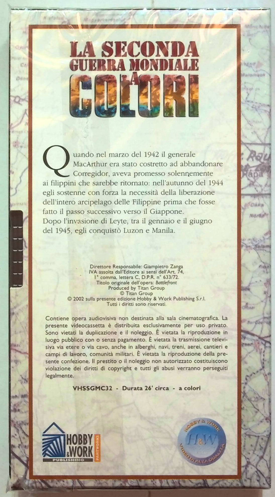 EBOND Seconda Guerra Mondiale La Liberazione Delle Filippine Edit. VHS VH001539