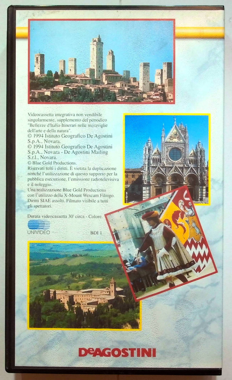 EBOND Bellezze D'italia - Da Siena a S. Gimignano Editoriale VHS VH001573