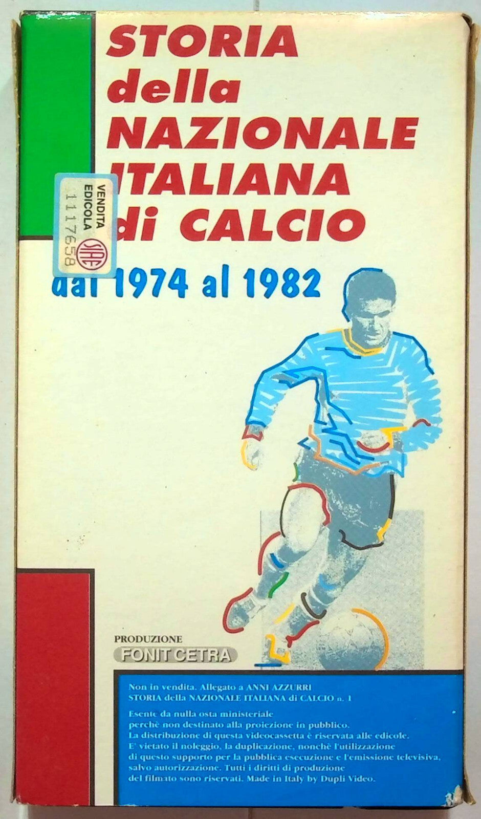 EBOND Storia Della Nazionale Italiana Di Calcio 1974-1982 V.2 Edit. VHS VH001604