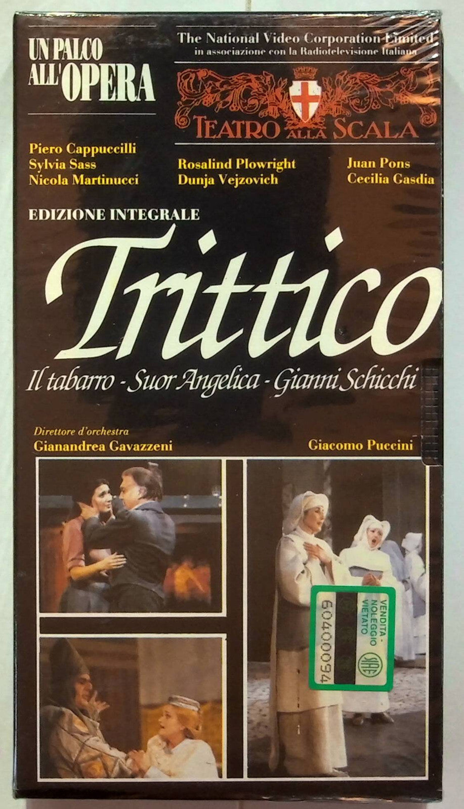 EBOND Un Palco All'opera - Trittico Editoriale VHS VH001623