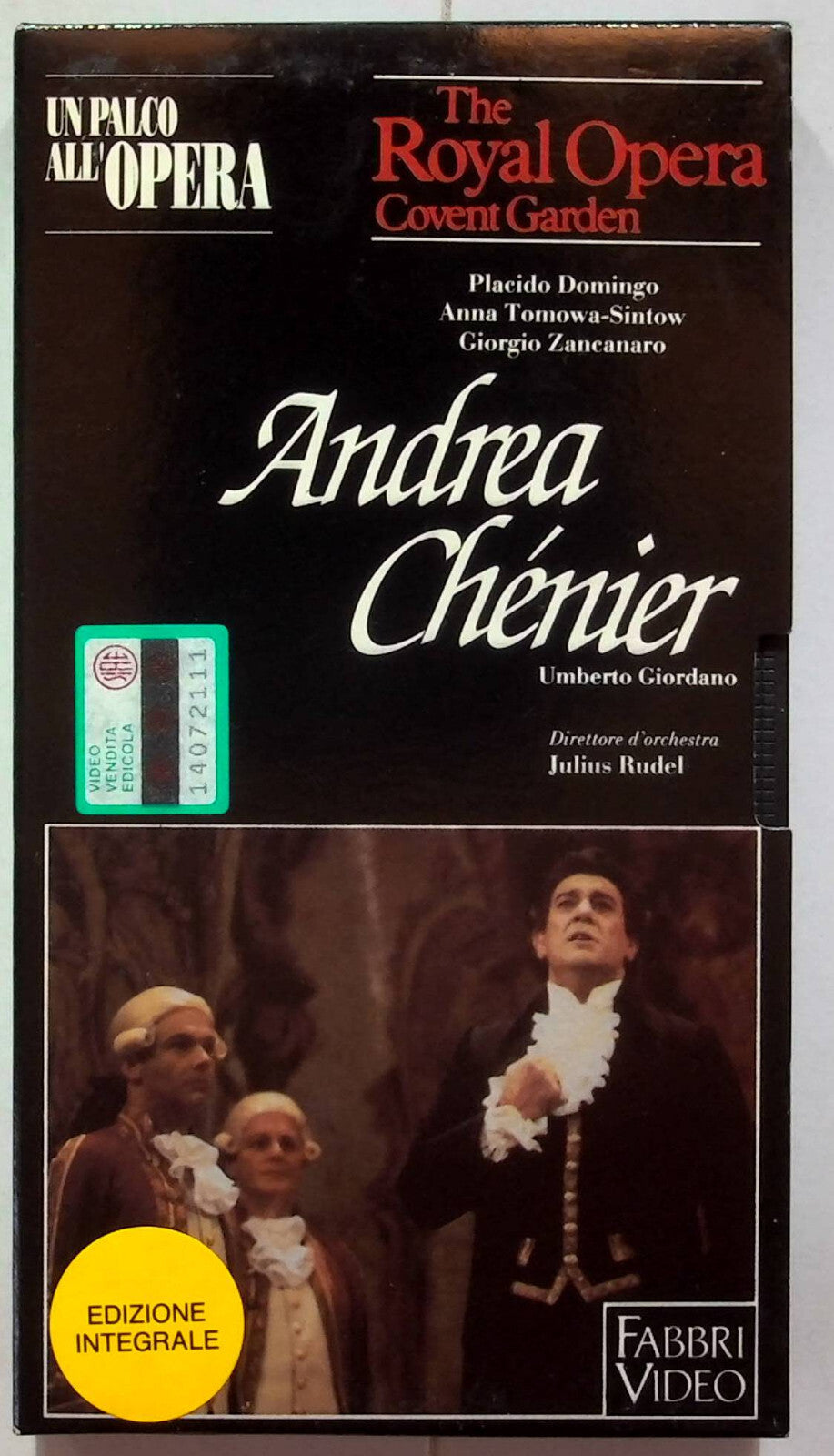 EBOND Un Palco All'opera - Andrea Chenier Editoriale VHS VH001625