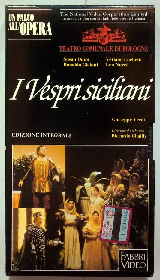 EBOND Un Palco All'opera - I Vespri Siciliani Editoriale VHS VH001628