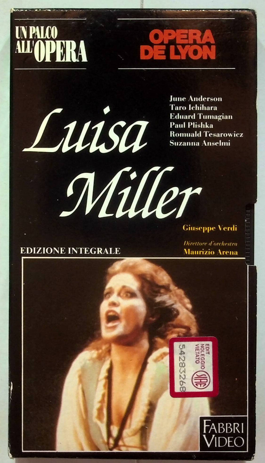 EBOND Un Palco All'opera - Luisa Miller Editoriale VHS VH001633