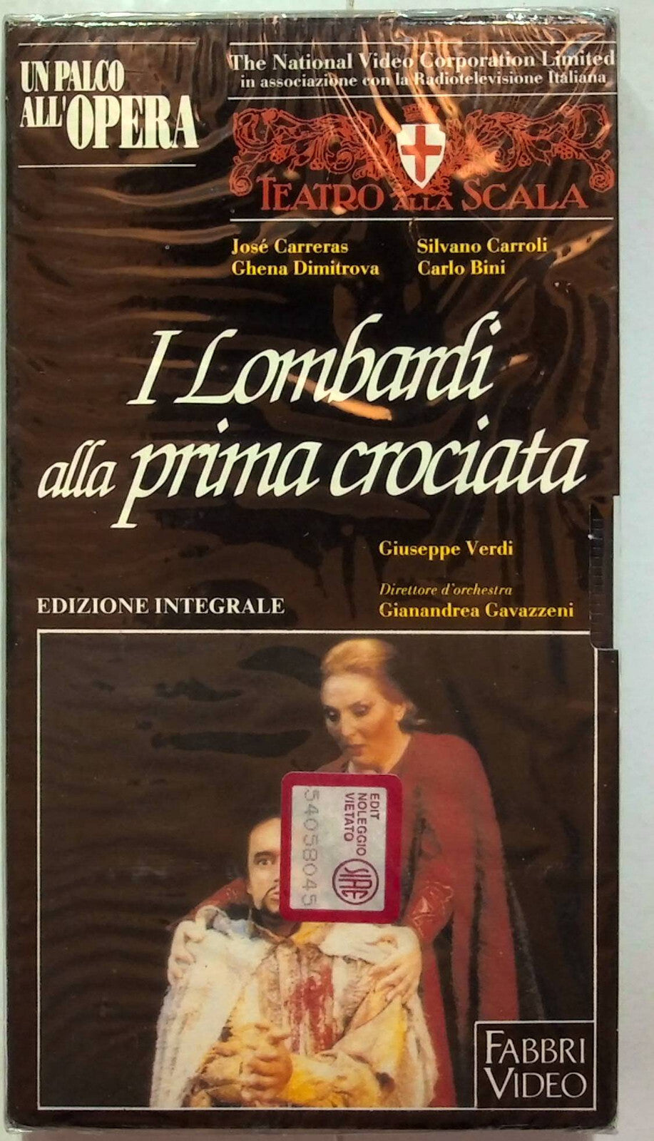 EBOND Un Palco All'opera I Lombardi Alla Prima Crociata Editoriale VHS VH001635