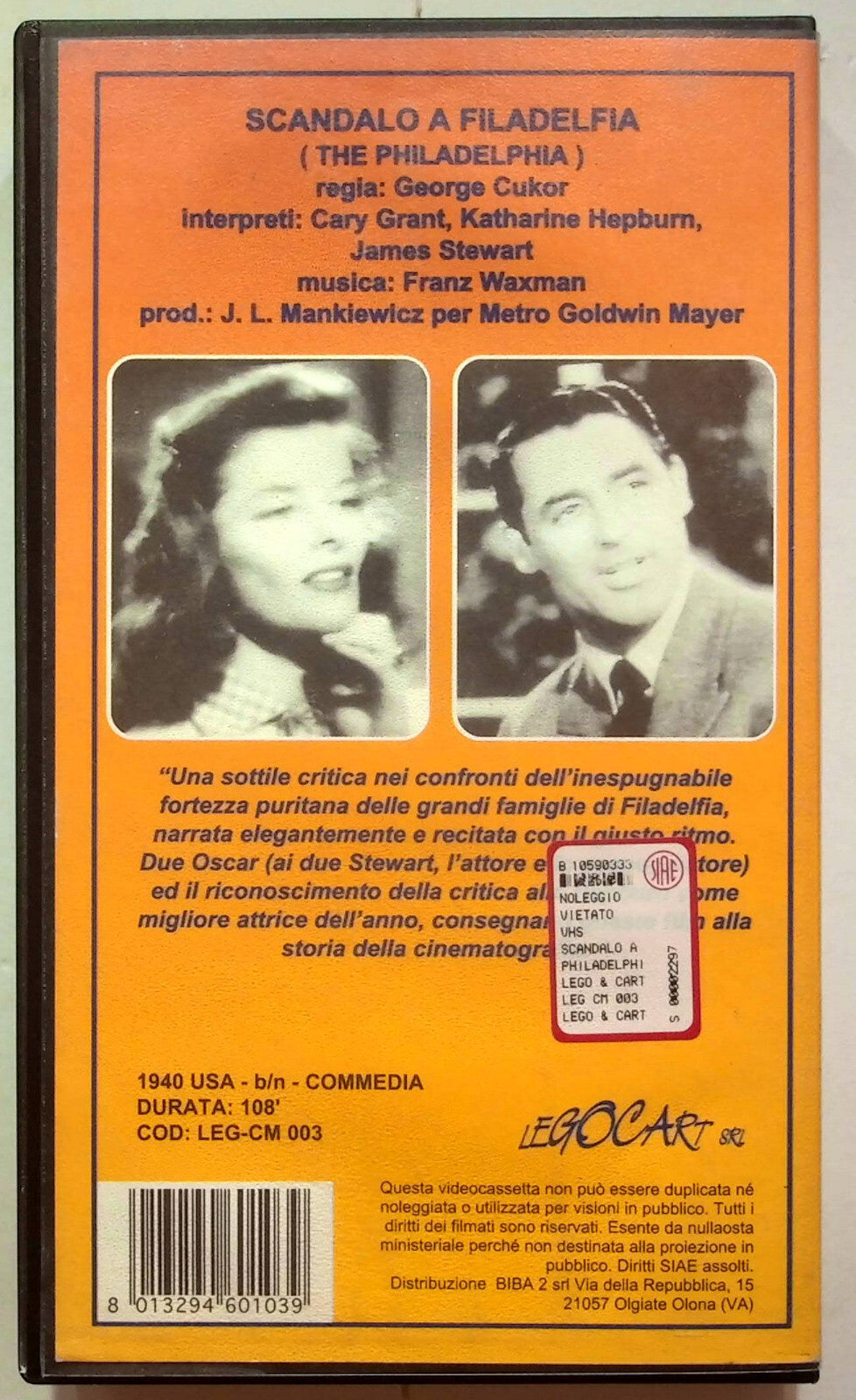 EBOND Scandalo a Filadelfia VHS VH001655