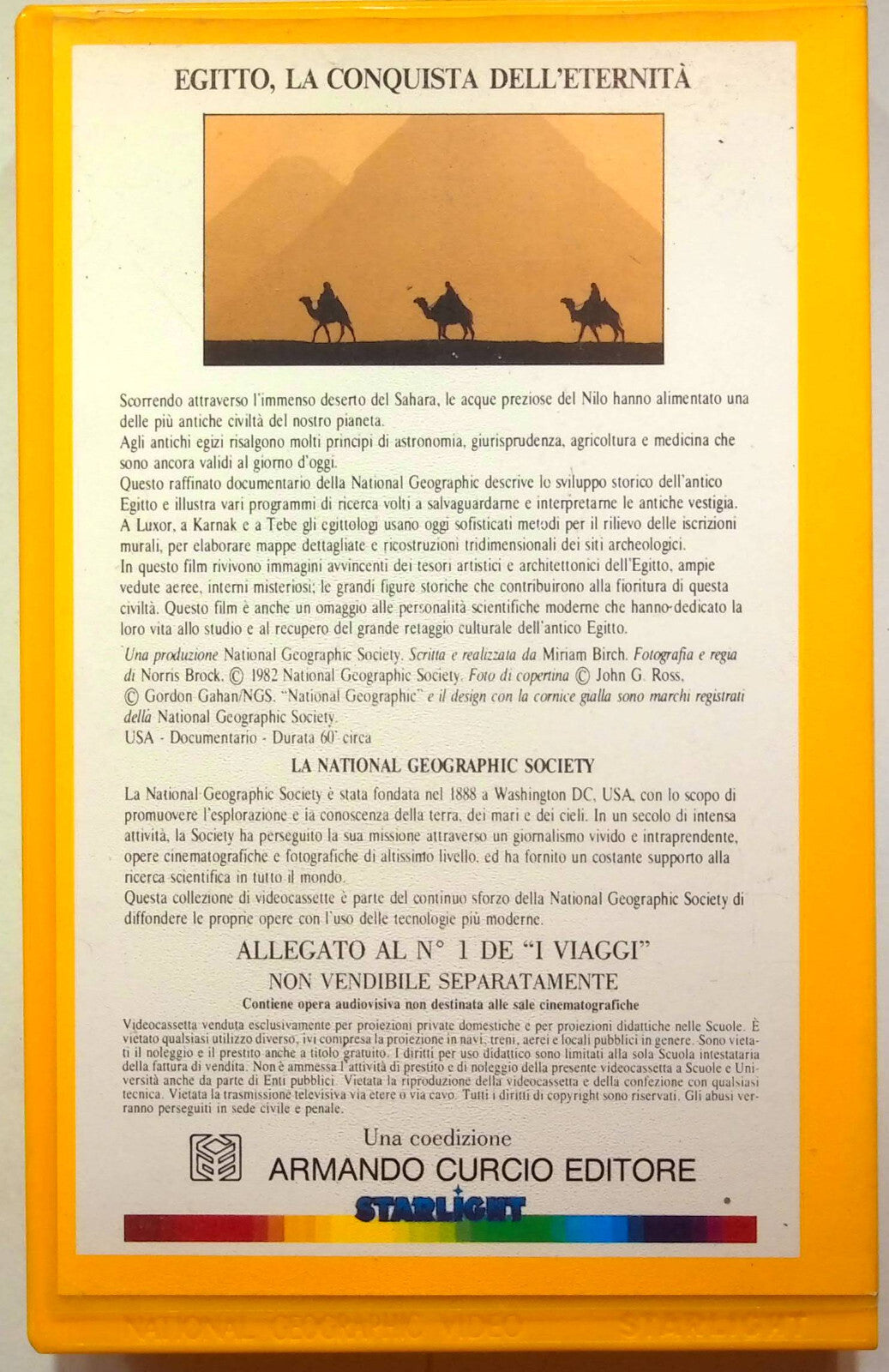 EBOND Egitto,la Conquista Dell'eternita Editoriale VHS VH001683
