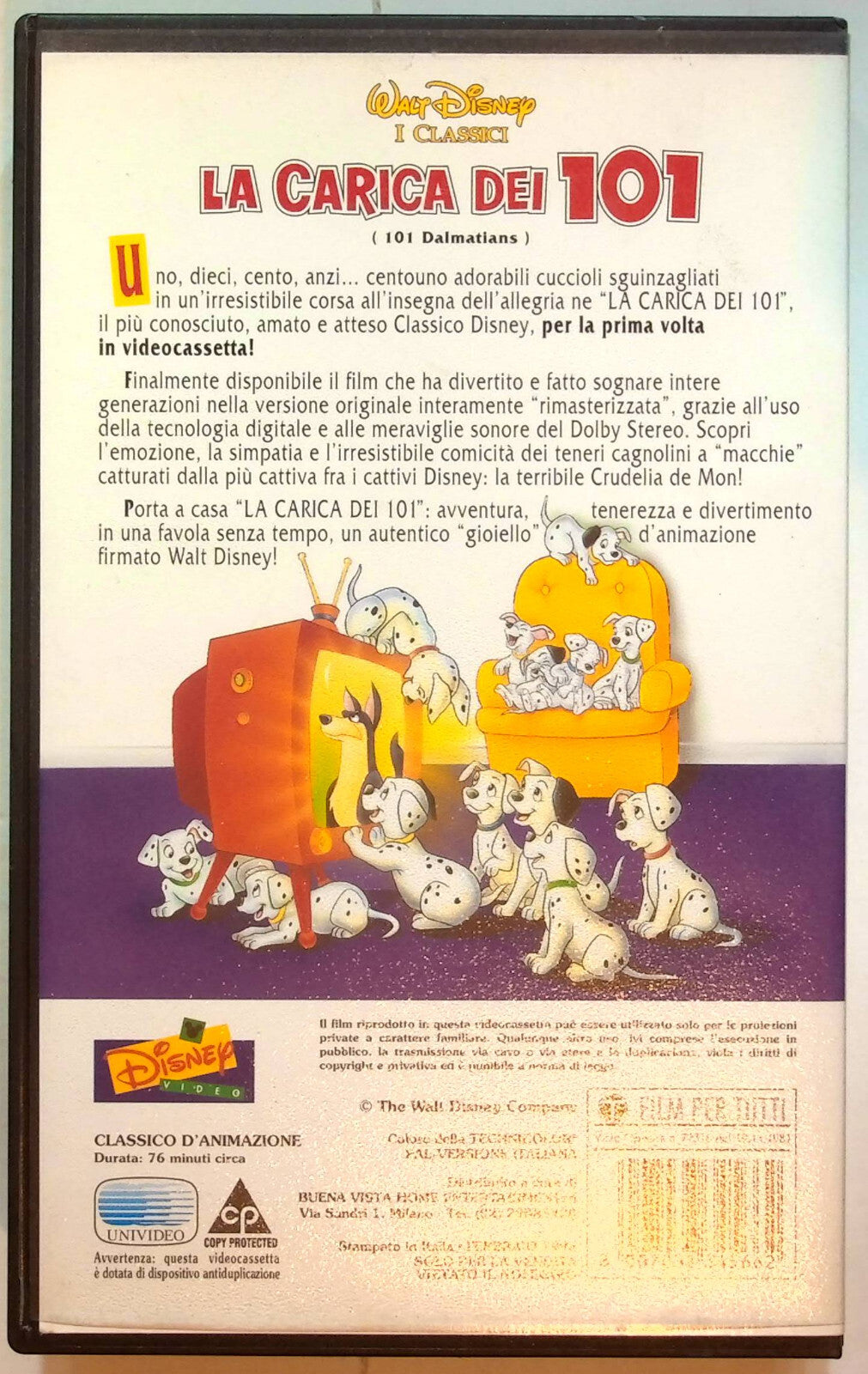 EBOND La Carica Dei 101 - I Classici Walt Disney VHS VH001708