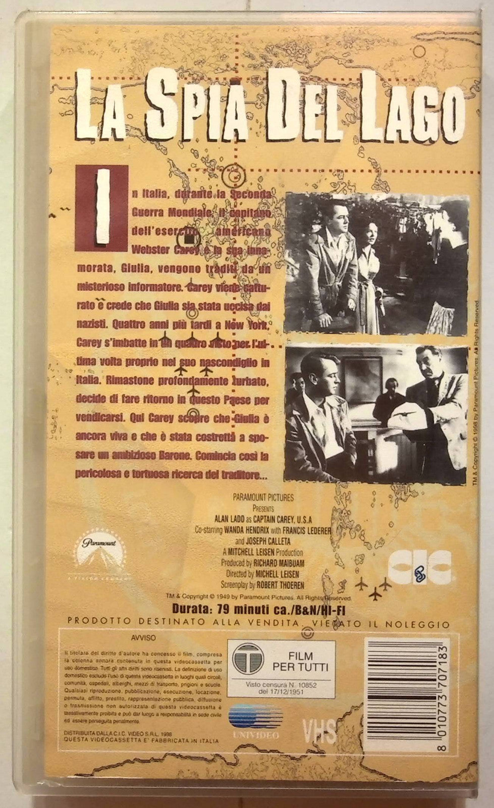 EBOND La Spia Del Lago VHS VH001715