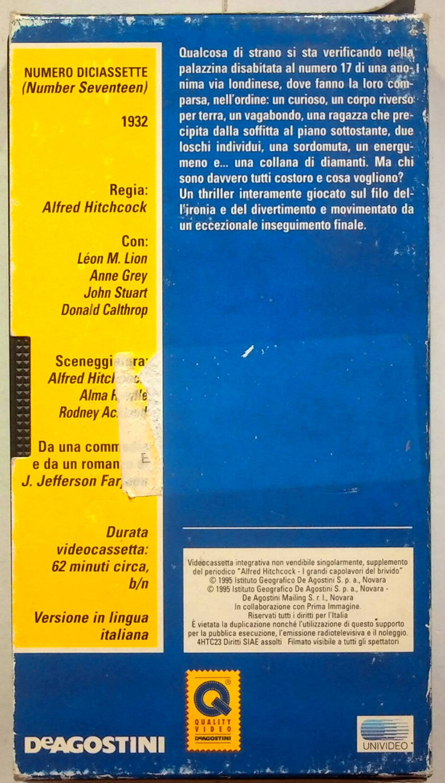 EBOND Numero Diciassette Editoriale VHS VH001716