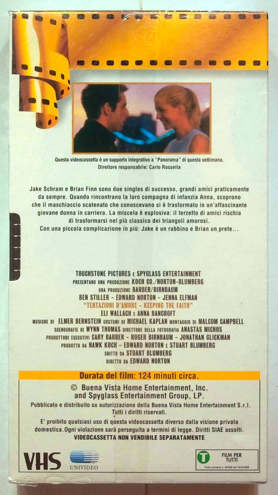 EBOND Tentazioni D'amore Editoriale VHS VH001723