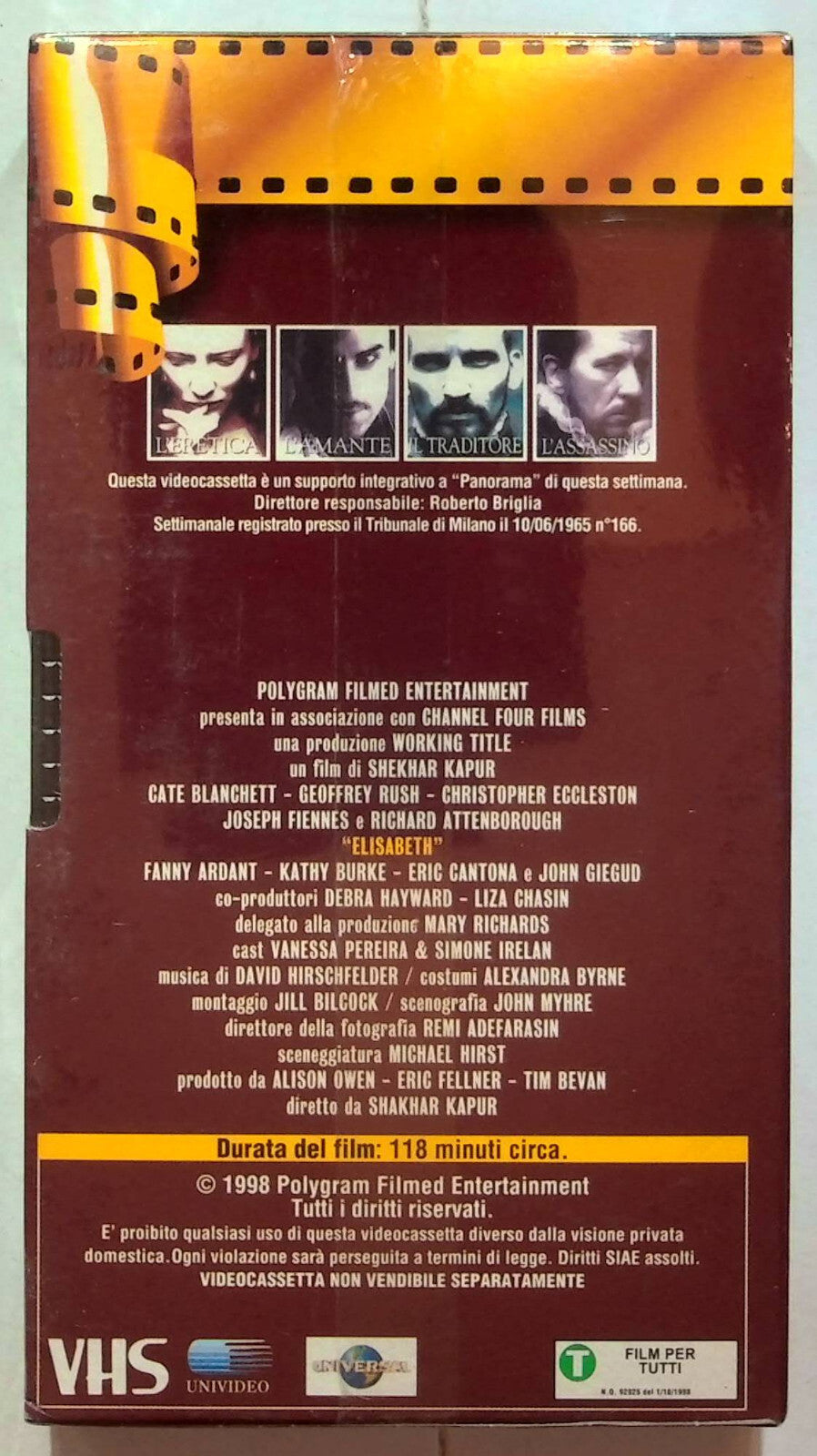 EBOND Elizabeth Editoriale VHS VH001733