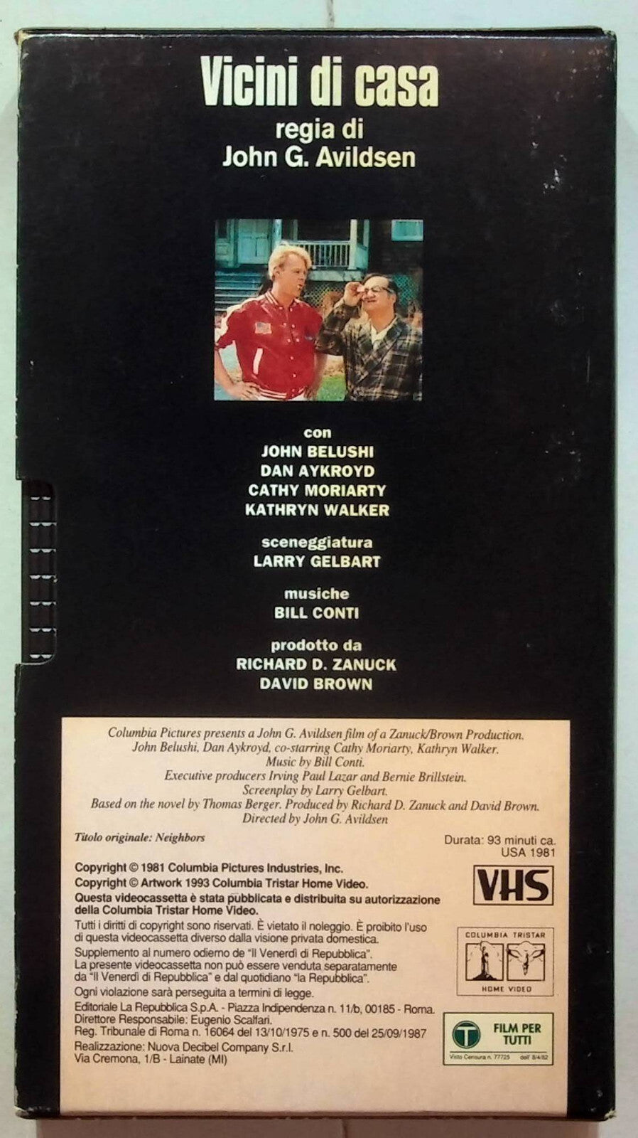 EBOND I Vicini Di Casa Editoriale VHS VH001752