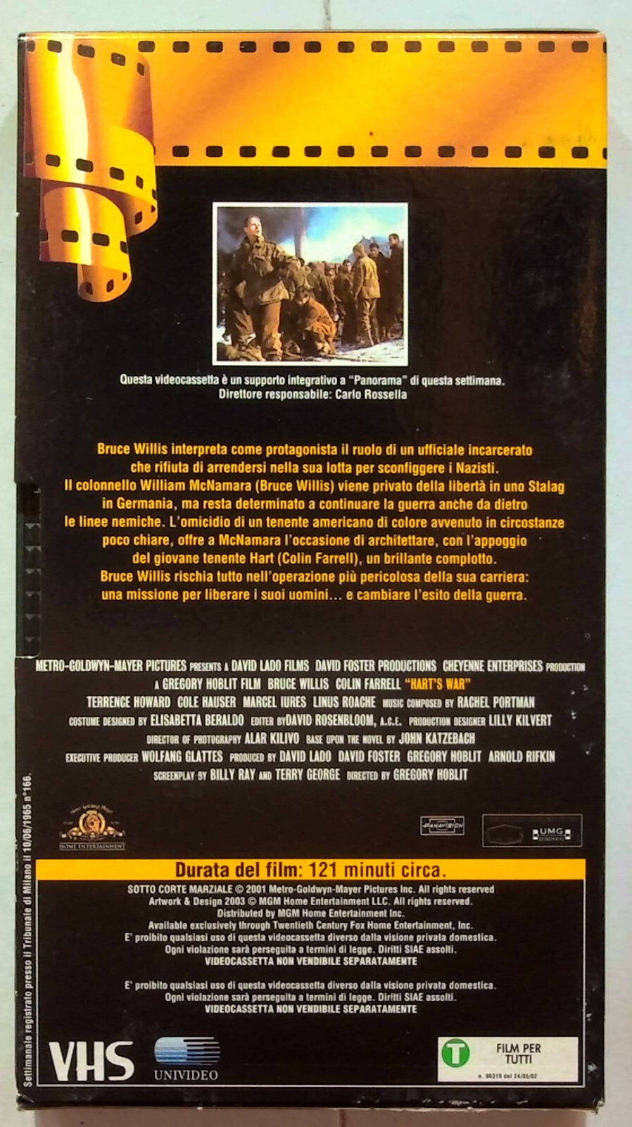 EBOND Sotto Corte Marziale Editoriale VHS VH001759