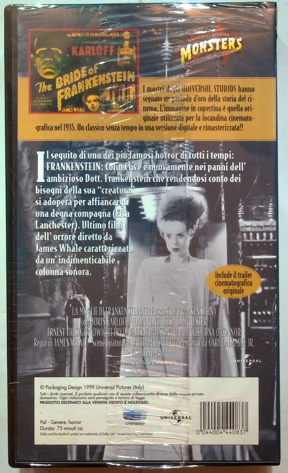 EBOND La Moglie Di Frankenstein VHS VH001784
