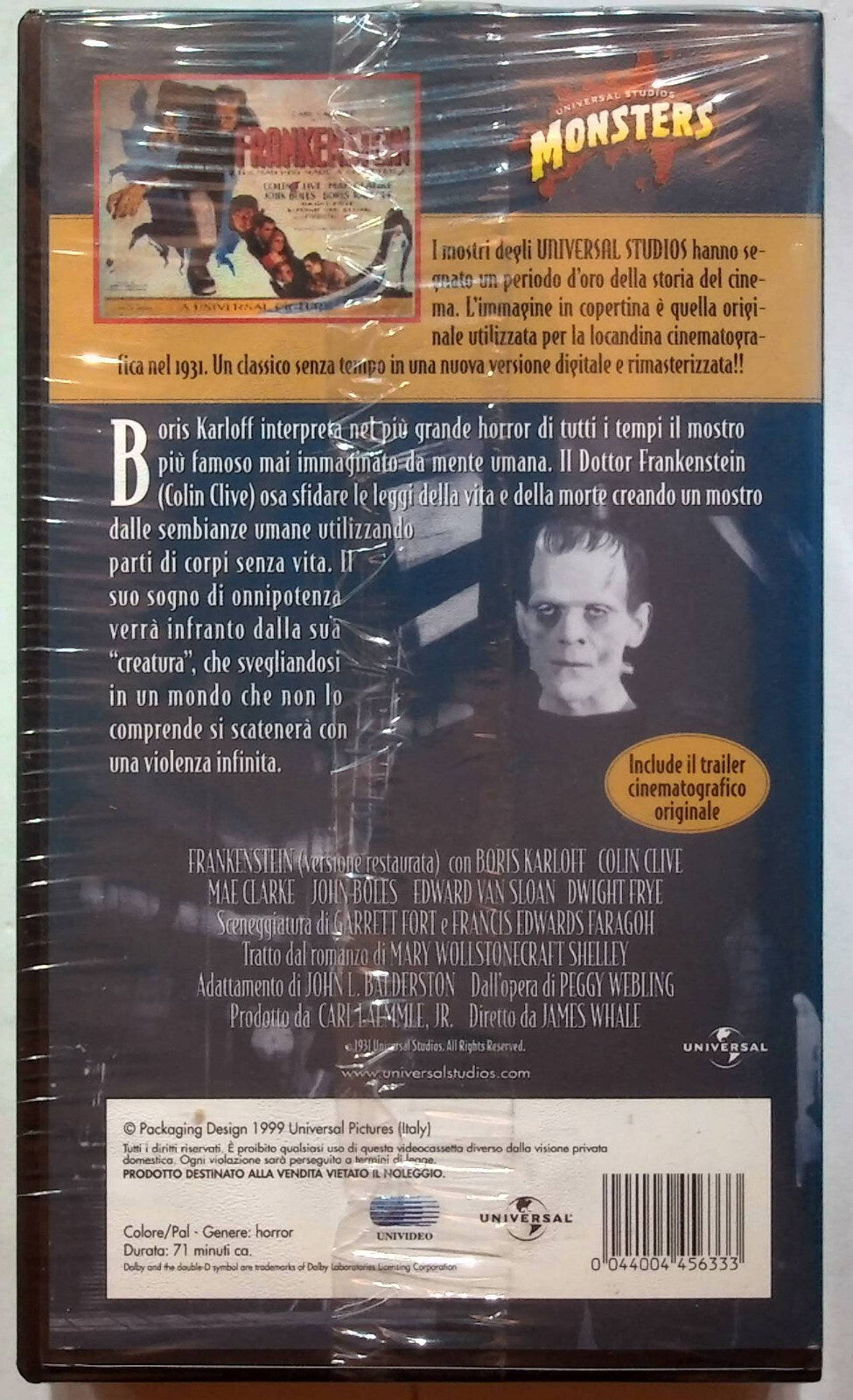 EBOND Frankenstein VHS VH001789