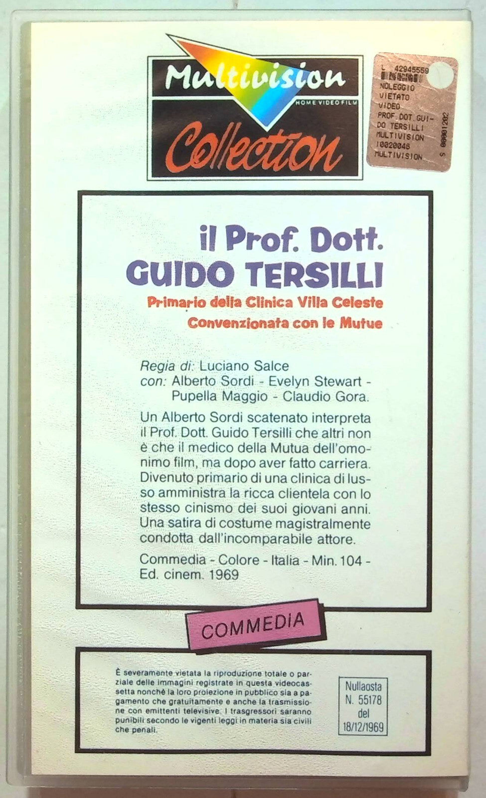 EBOND Il Prof. Dott. Guido Tersilli VHS VH001805
