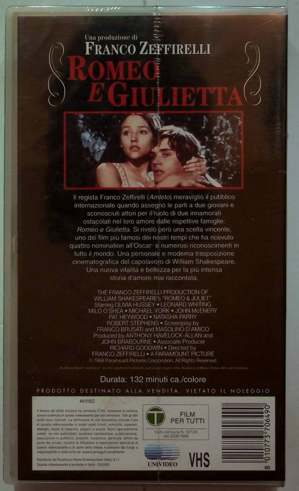 EBOND Romeo e Giulietta VHS VH001806