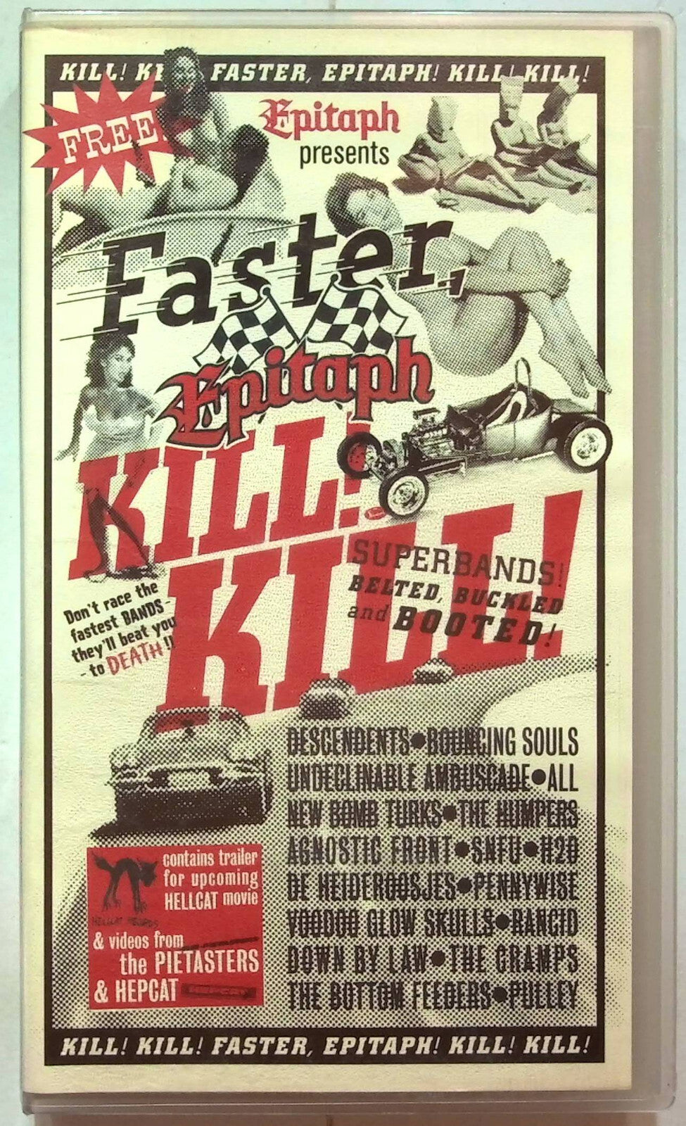EBOND Faster, Kill! Kill! VHS VH001815