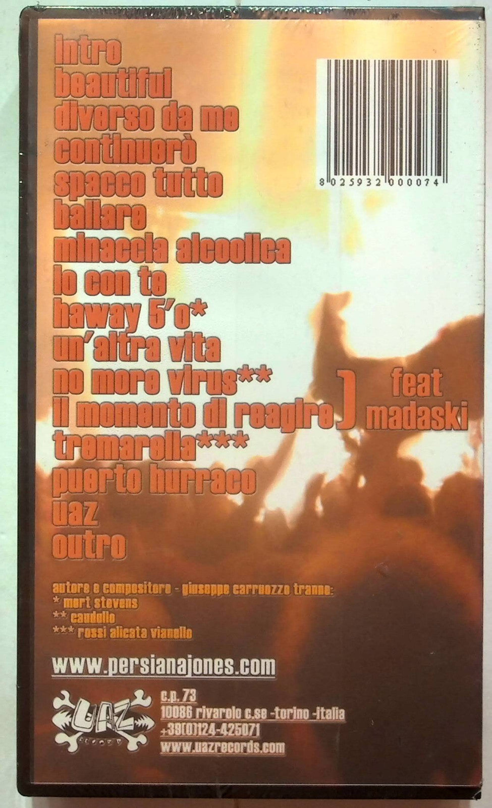 EBOND Persian Jones 730° Concerto H.m.a. Torino VHS VH001819