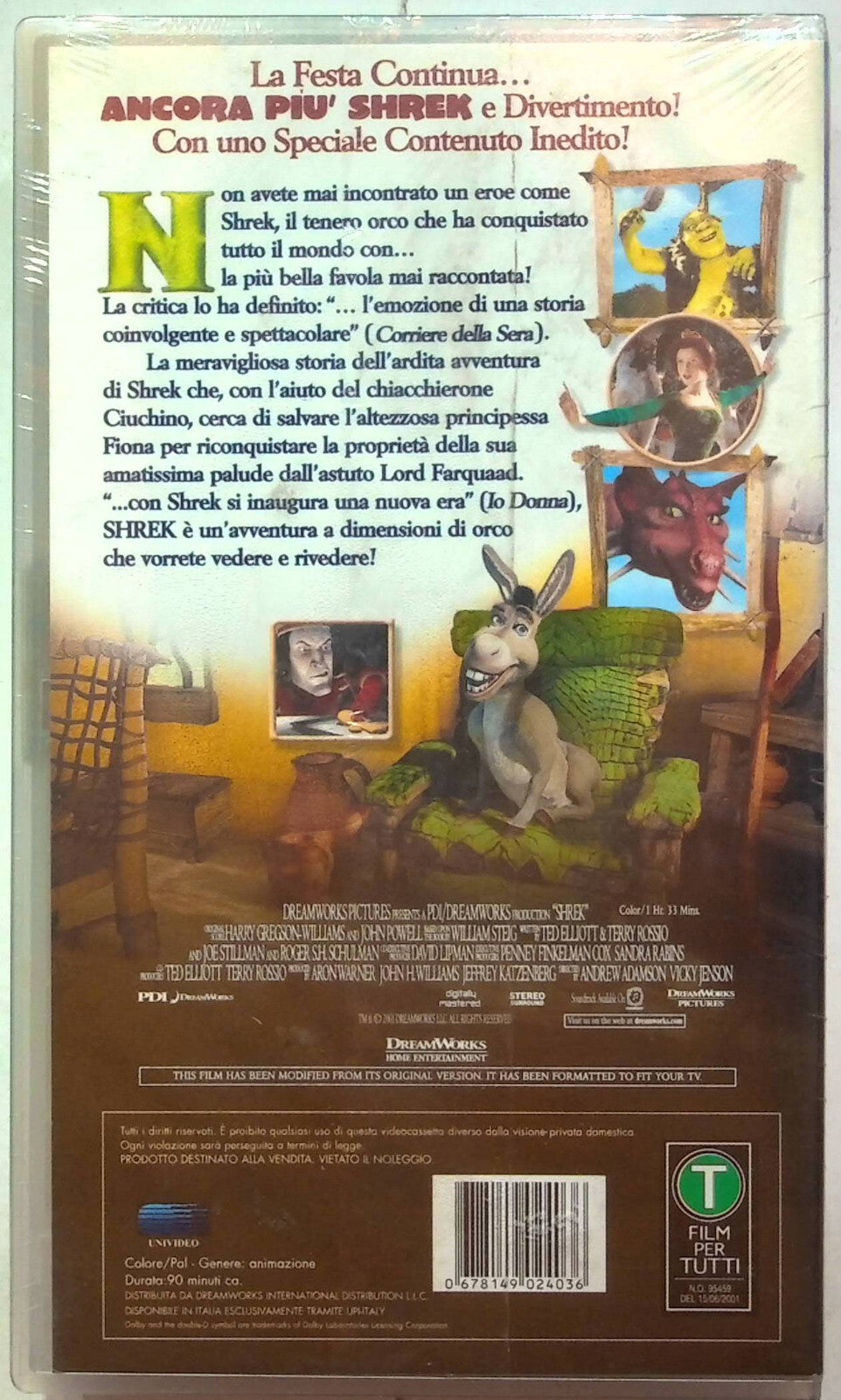 EBOND Shrek VHS VH001826