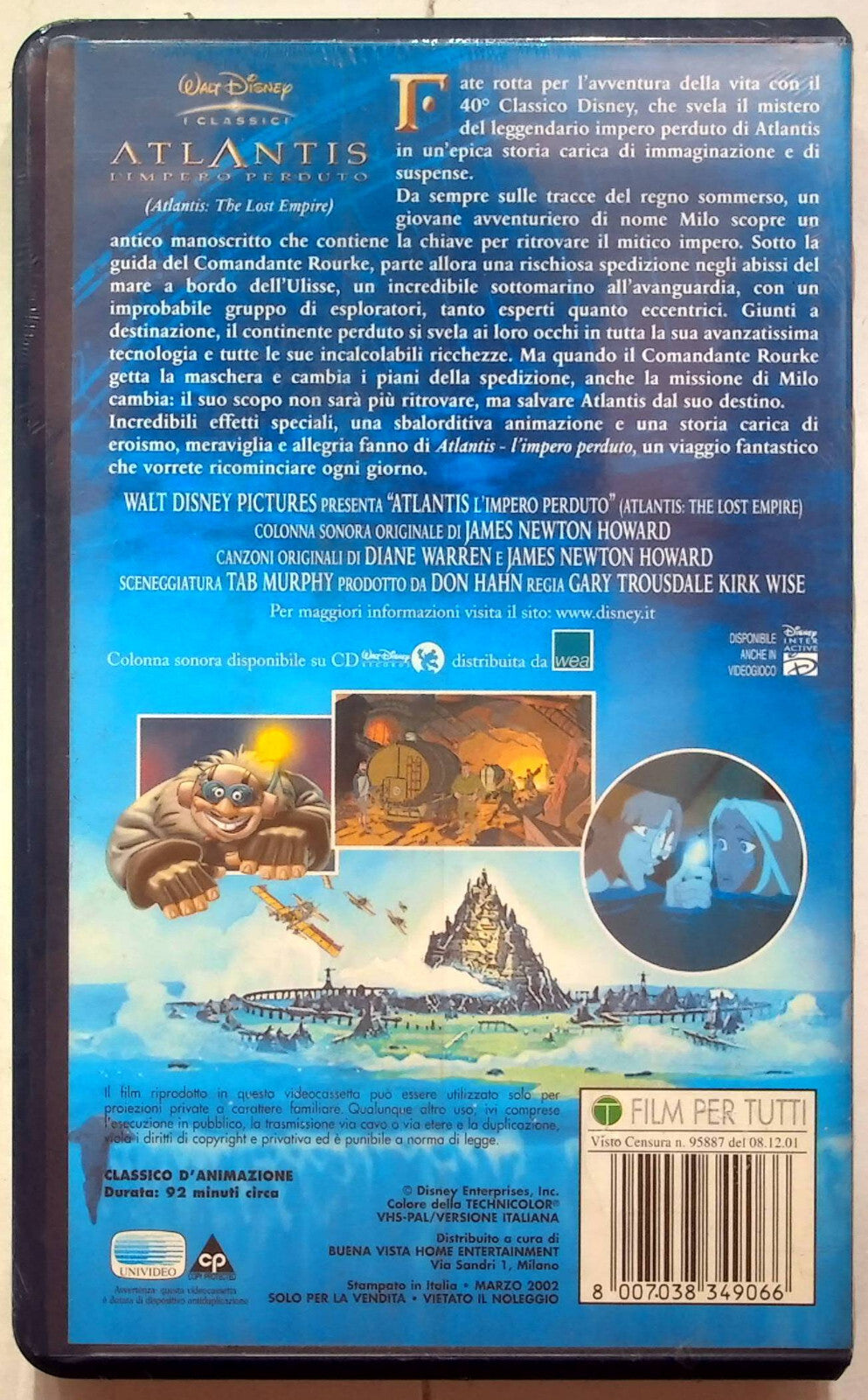 EBOND Atlantis L'impero Perduto - I Classici Walt Disney VHS VH001828