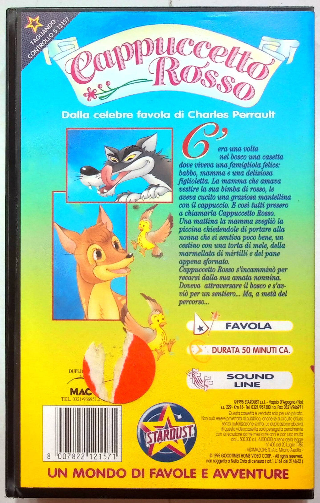 EBOND Cappuccetto Rosso VHS VH001852