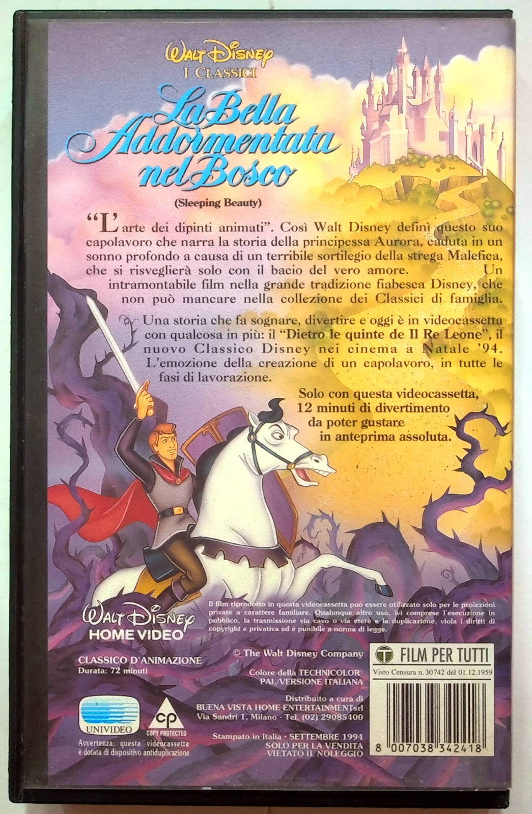 EBOND La Bella Addormentata Nel Bosco - I Classici Walt Disney VHS VH001858