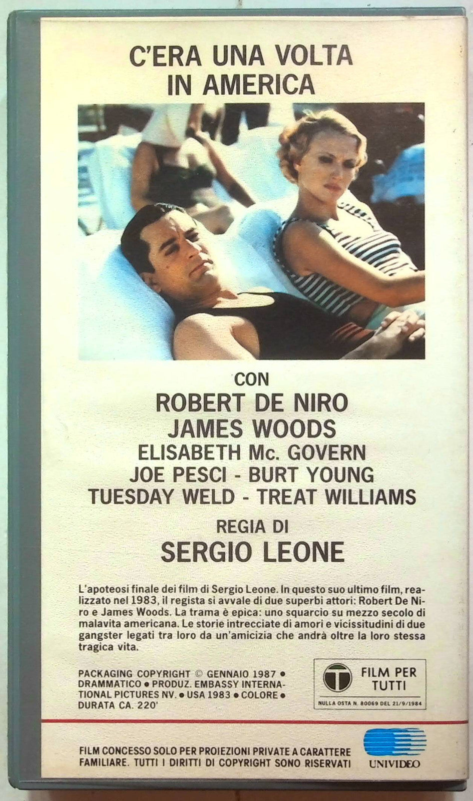 EBOND C'era Una Volta In America VHS VH001860