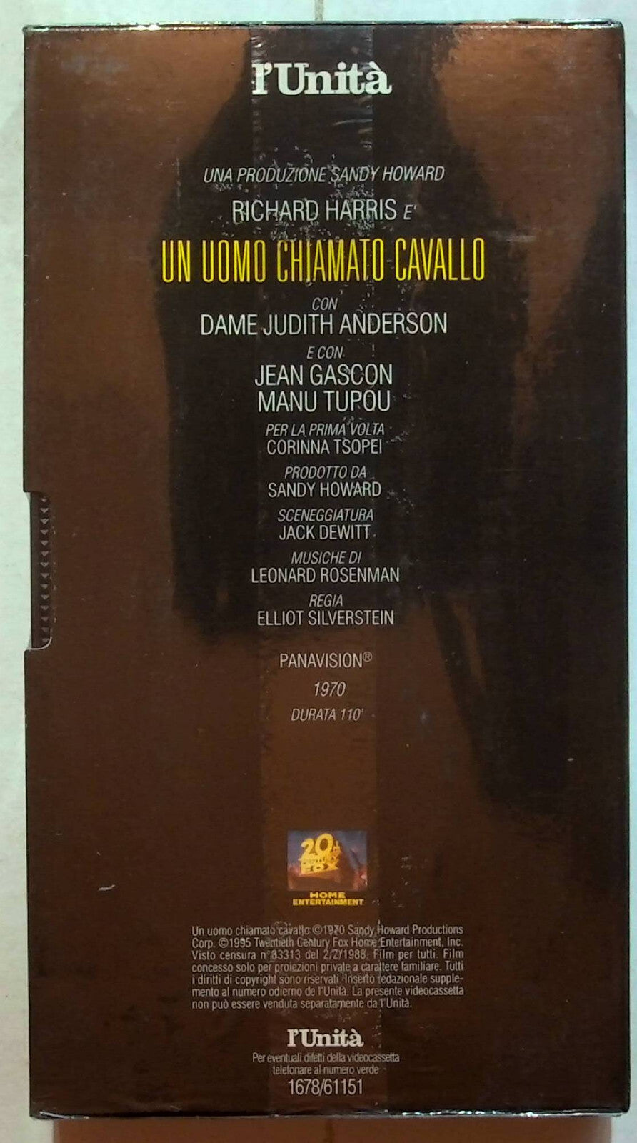 EBOND Un Uomo Chiamato Cavallo Editoriale VHS VH001879